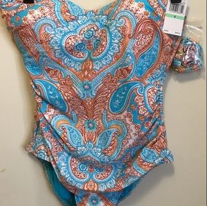 Jantzen Collector's Item Perfectly Paisley Bandeau